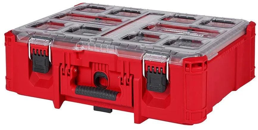 Milwaukee 48-22-8442 PACKOUT 2-Drawer Tool Box, PACKOUT Deep Organizer and Drawer Dividers