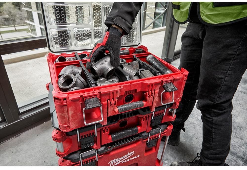 Milwaukee 48-22-8442 PACKOUT 2-Drawer Tool Box, PACKOUT Deep Organizer and Drawer Dividers