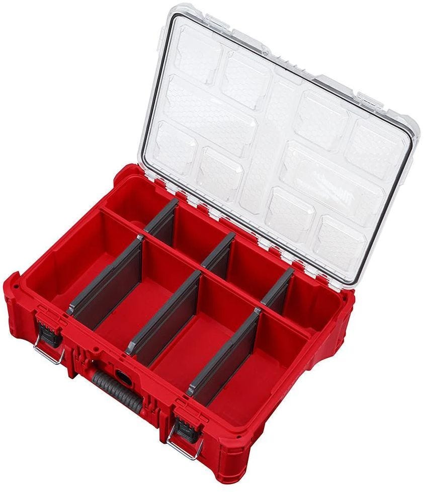 Milwaukee 48-22-8443 PACKOUT 3-Drawer Tool Box, PACKOUT Deep Organizer and Drawer Dividers