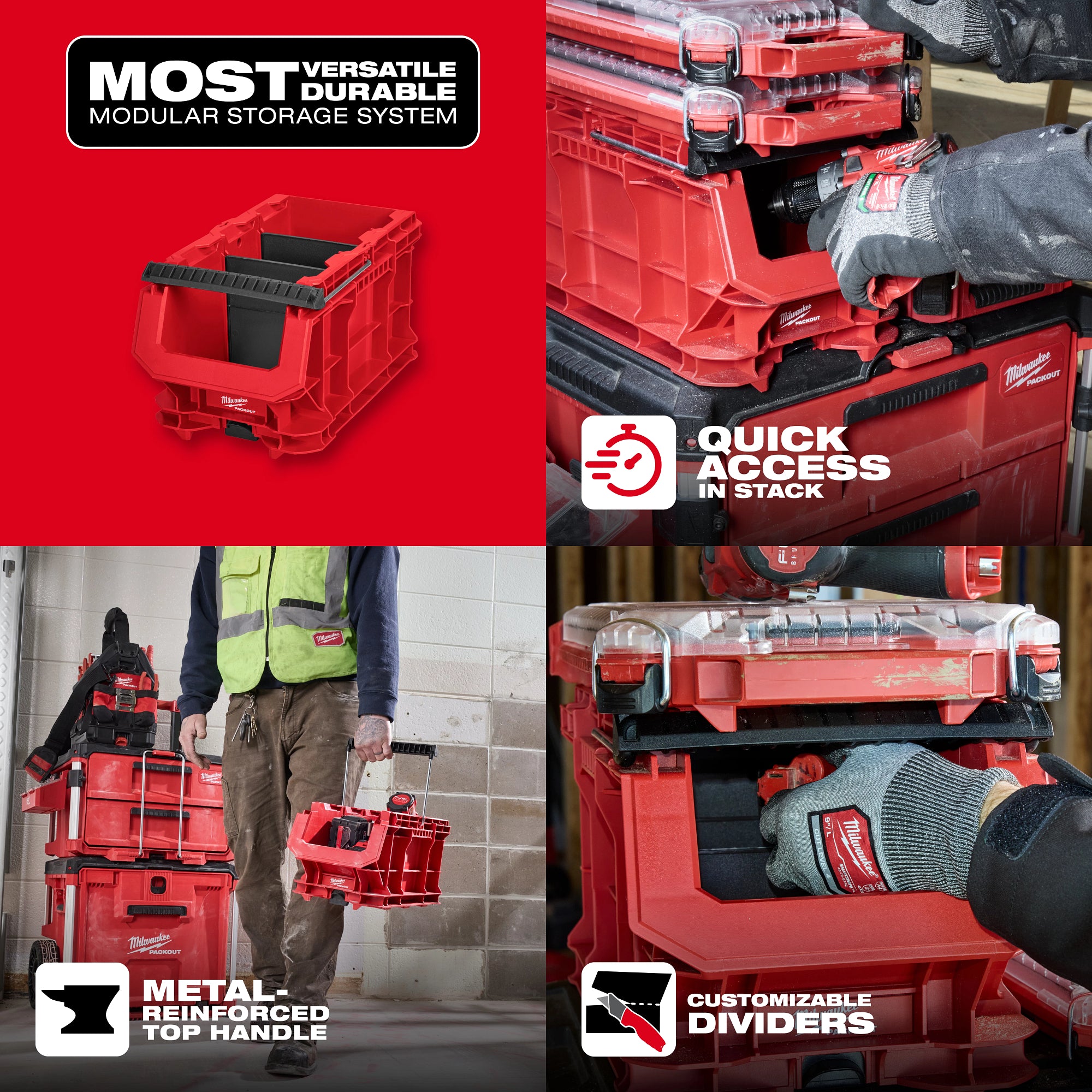 Milwaukee 48-22-8437 PACKOUT Compact Crate