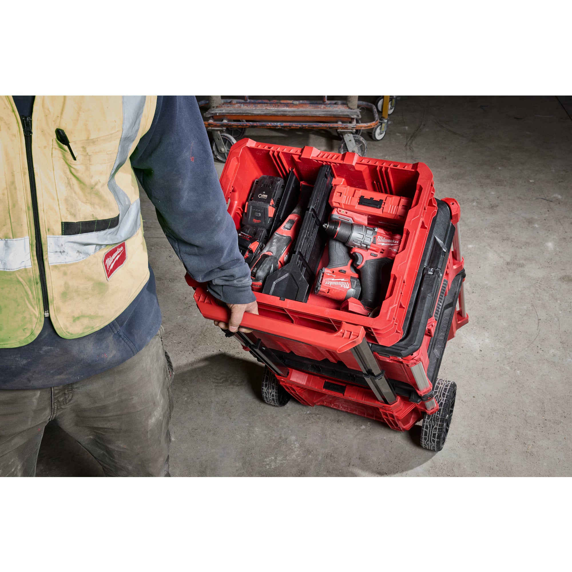 Milwaukee 48-22-8438 PACKOUT Low-Profile Crate – Tool Nut