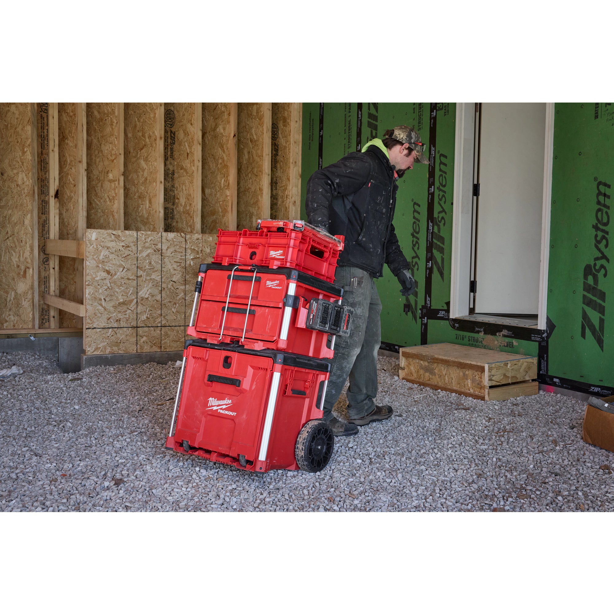Milwaukee 48-22-8438 PACKOUT Low-Profile Crate – Tool Nut