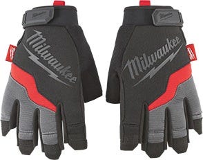 Milwaukee 48-22-8744 Fingerless Work Gloves, XXL (PROMO)
