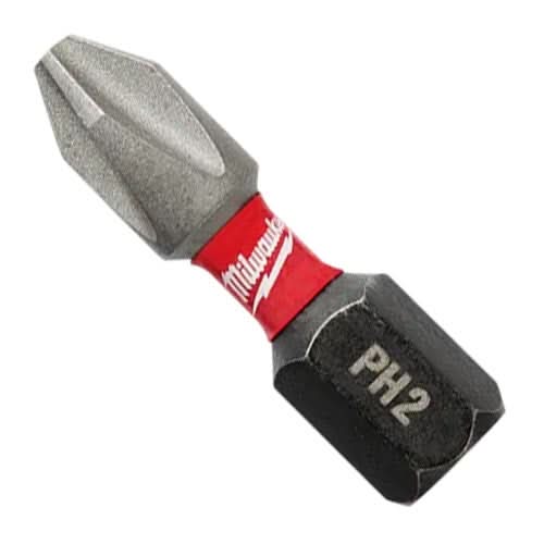 Milwaukee 48-32-4160 Shockwave 1-Inch Ph1 Impact Bit, 25-Pack