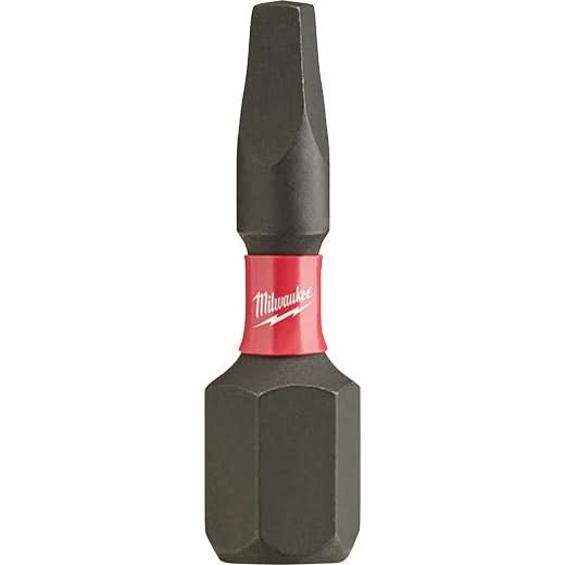 Milwaukee 48-32-4161 SHOCKWAVE Impact Square Recess #1 Insert Bits, 25-Pack