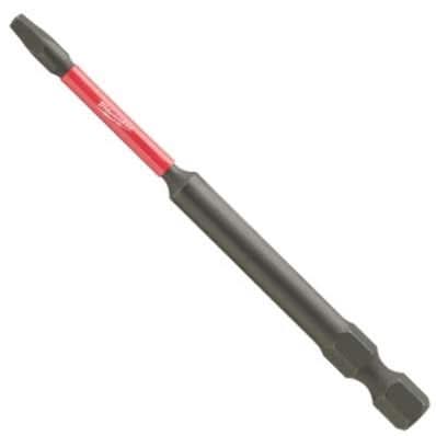 Milwaukee 48-32-4194 SHOCKWAVE 3-1/2" Impact Square Recess #1 Power Bits, 25-Pack