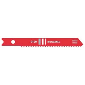 Milwaukee 48-42-0120 2-3/4" 18 TPI High Speed Steel Jigsaw Blade, 5-Pack