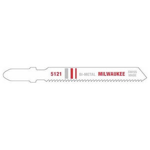 Milwaukee 48-42-5121 3" 18 TPI Bi-Metal Jigsaw Blade, 5-Pack