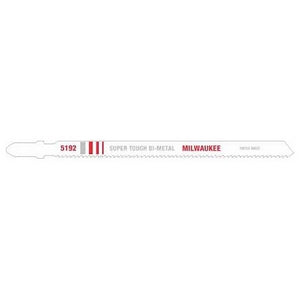 Milwaukee 48-42-5192 5-1/4" 14 TPI Bi-Metal Jigsaw Blade, 5-Pack