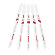 Milwaukee 48-42-5302 4" 6 TPI Bi-metal Jigsaw Blade, 5-Pack