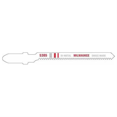 Milwaukee 48-42-5385 3" 20 TPI Bi-Metal Jigsaw Blade, 5-Pack