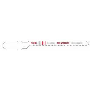 Milwaukee 48-42-5390 3" 12 TPI Bi-Metal Jigsaw Blade, 5-Pack