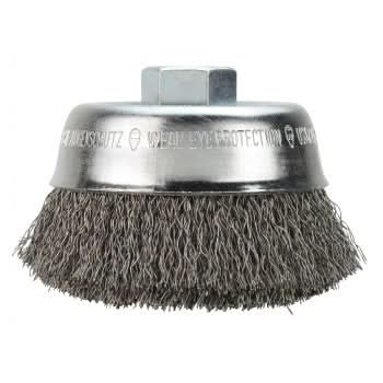 Milwaukee 48-52-5065 3-1/2" Crimped Wire Cup Brush- Carbon Steel