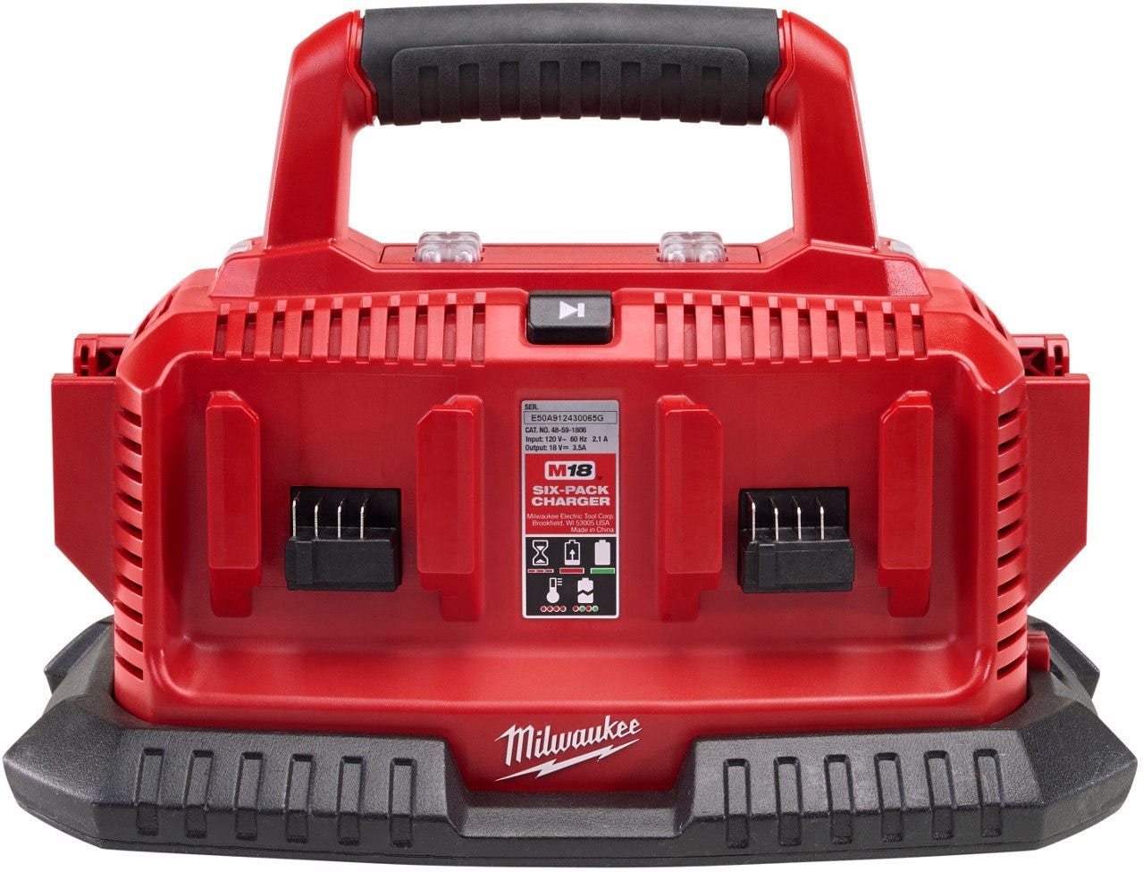 Milwaukee 48-59-1806 M18 6-Bay Sequential Charger (PROMO)
