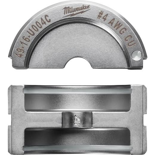 Milwaukee 49-16-U004C #4 Copper U Style Die