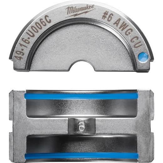 Milwaukee 49-16-U006C #6 Copper U Style Die