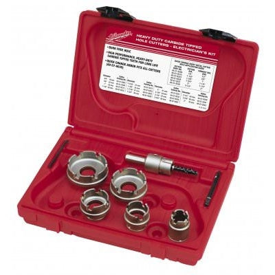 Milwaukee 49-22-8310 7-Piece  Electrician's Sheet Metal Carbide Cutter Kit