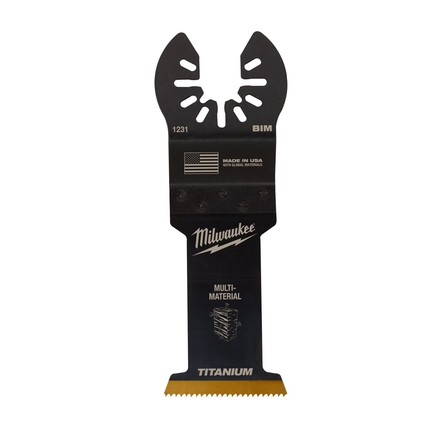 Milwaukee 49-25-1233 Open-Lok 1-3/8-Inch Titanium Enhanced Bi-Metal Multi-Material Blades, 3-Pack