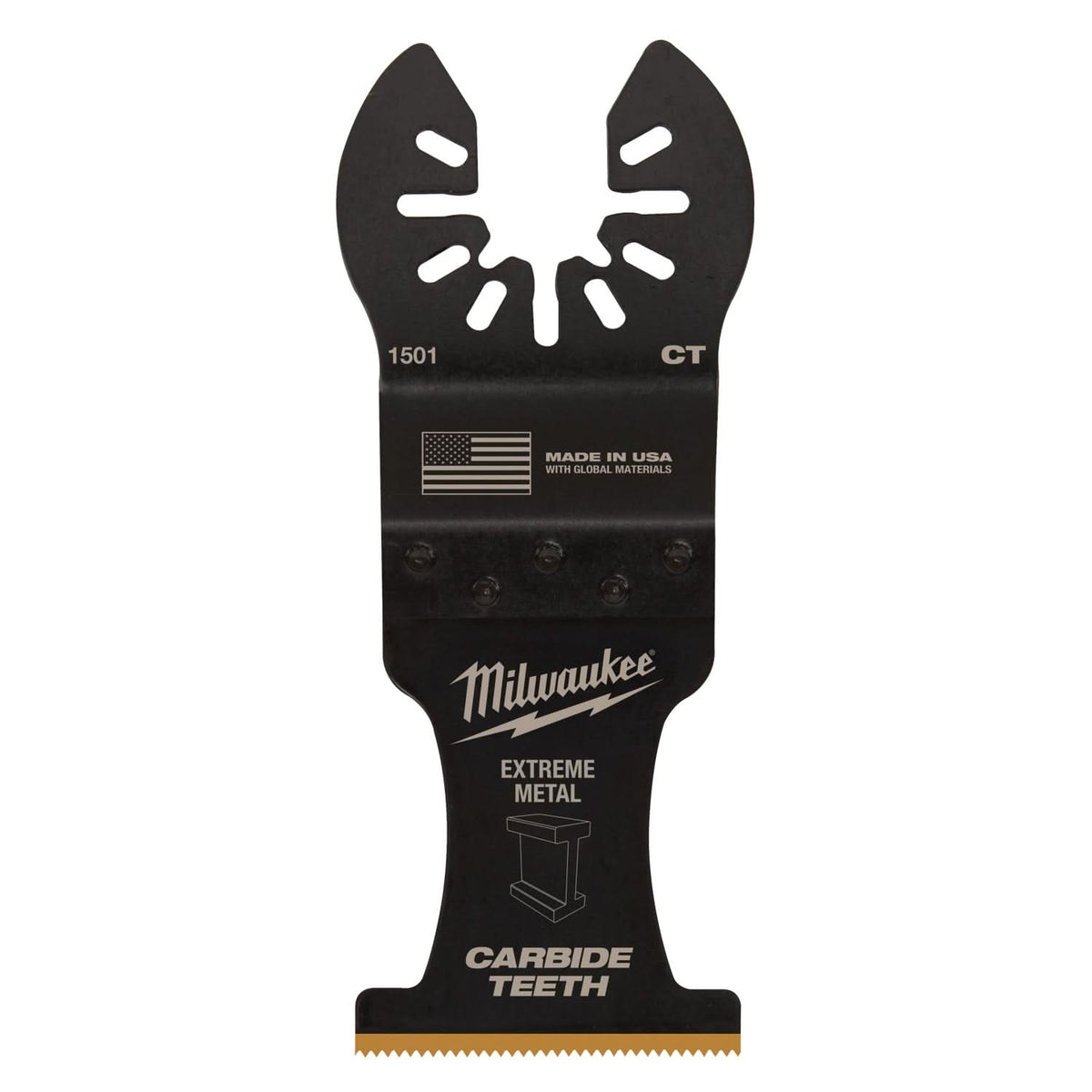 Milwaukee 49-25-1502 Open-Lok 1-3/8-Inch Titanium Enhanced Carbide Teeth Metal Blade, 2-Pack