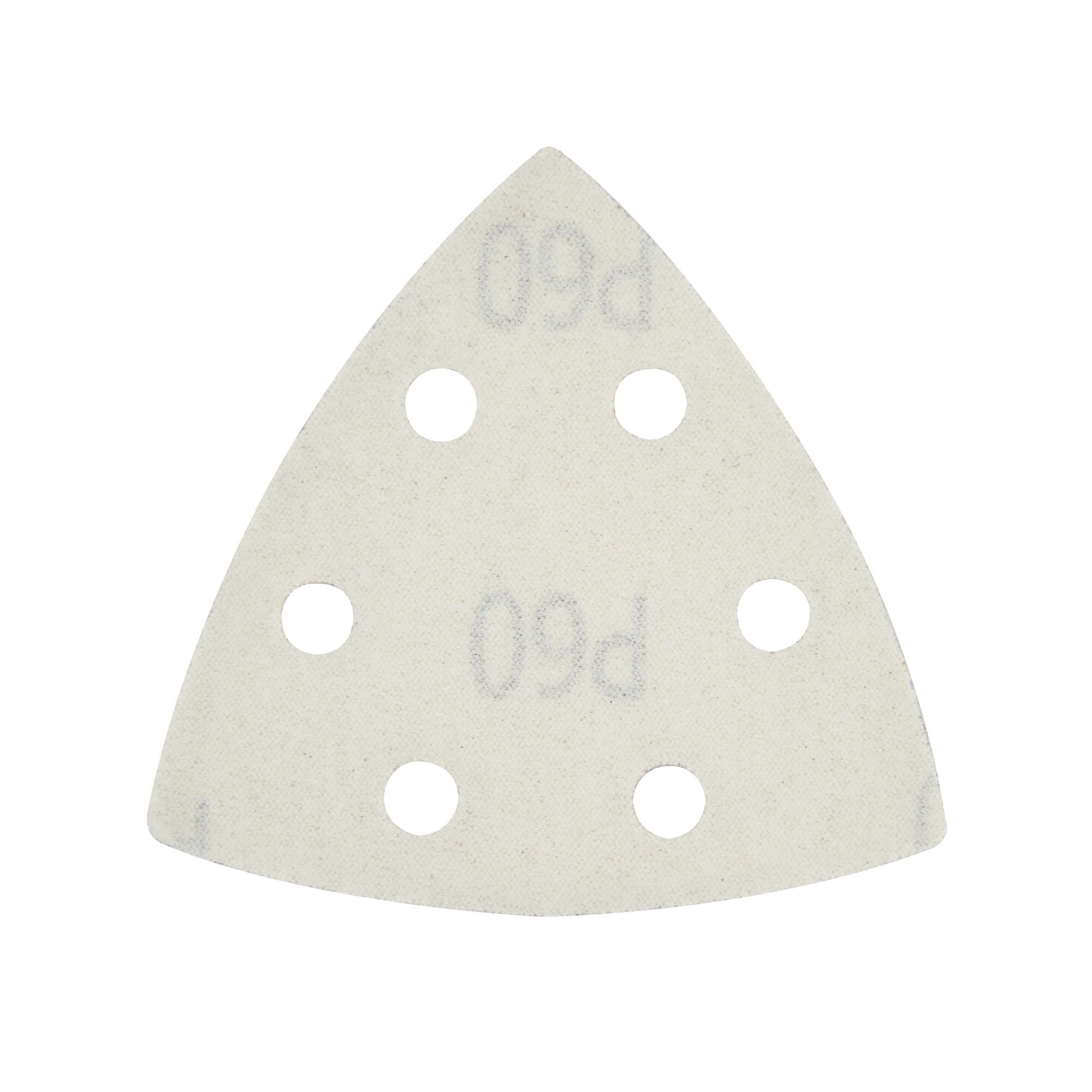 Milwaukee 49-25-2060 3-1/2-Inch 60 Grit Triangle Sandpaper, 6-Pack