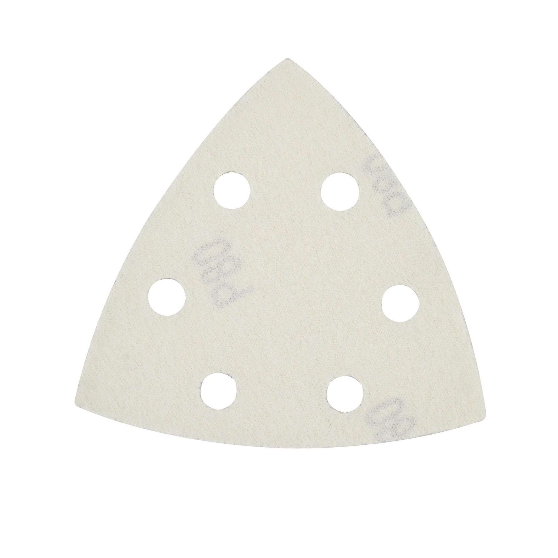 Milwaukee 49-25-2080 3-1/2-Inch 80 Grit Triangle Sandpaper, 6-Pack