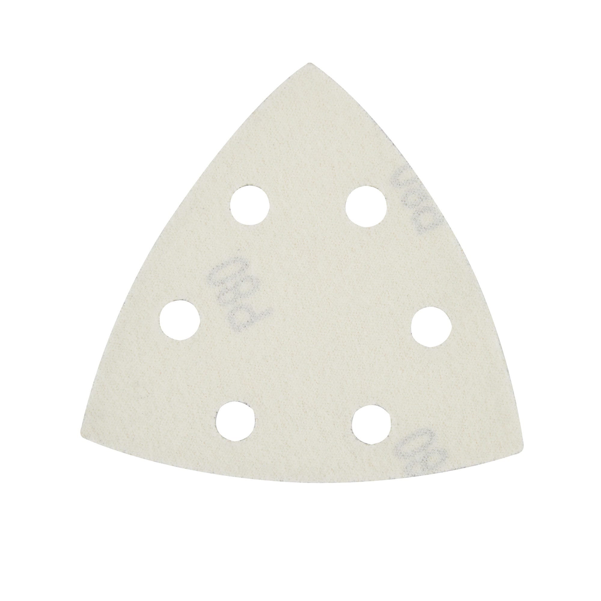 Milwaukee 49-25-2080 3-1/2-Inch 80 Grit Triangle Sandpaper, 6-Pack