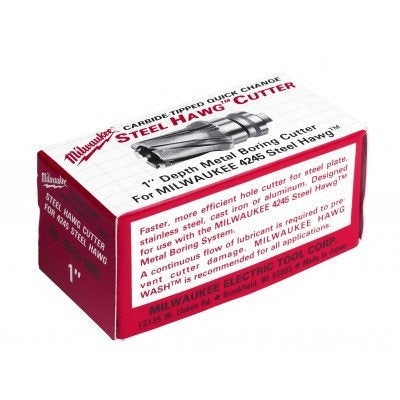 Milwaukee 49-57-1002 1" Quick Change Tang Drive Steel Hawg Cutter