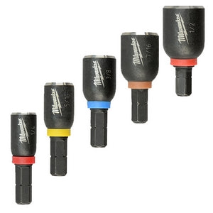 Milwaukee 49-66-4563 SHOCKWAVE Insert Nut Driver Set 5-Piece