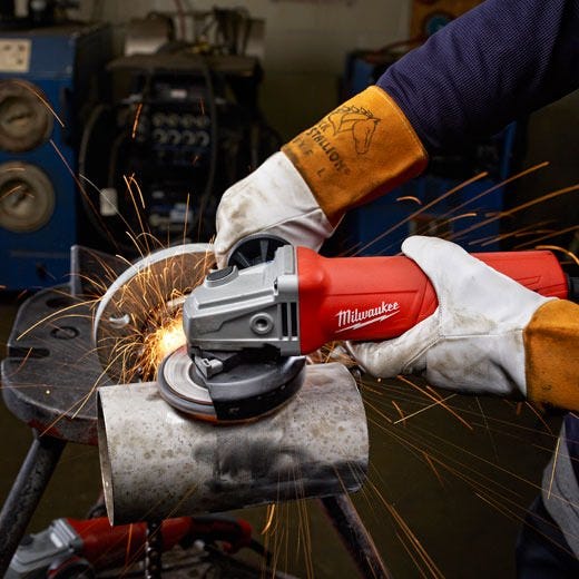 Milwaukee 6141-30 11 Amp 4-1/2" Small Angle Grinder Paddle, Lock-On