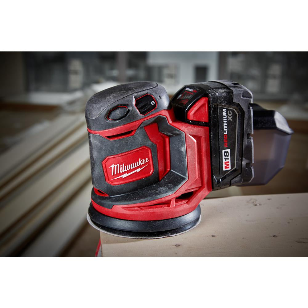 Milwaukee 2723-20 M18 FUEL Brushless Compact Router and Cordless 5-Inch Random Orbit Sander Kit