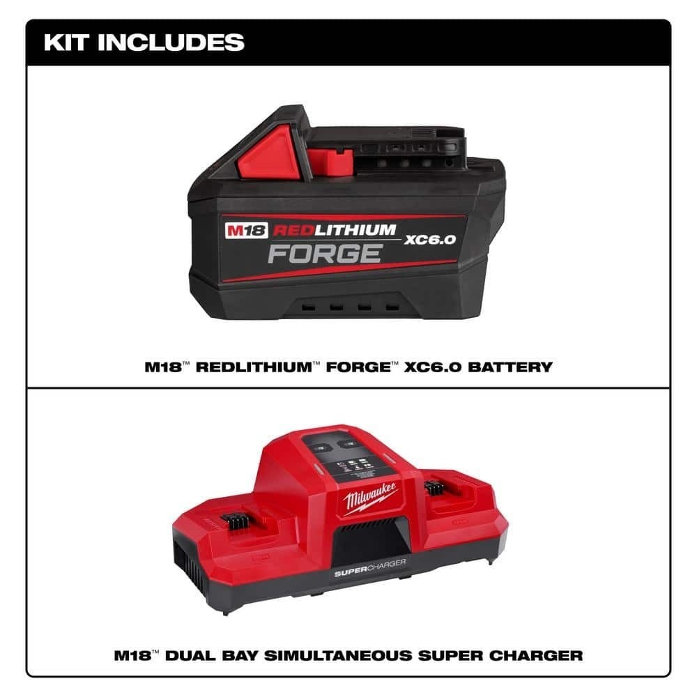 Milwaukee 48-59-1861 M18 Dual Bay Super Charger Starter Kit