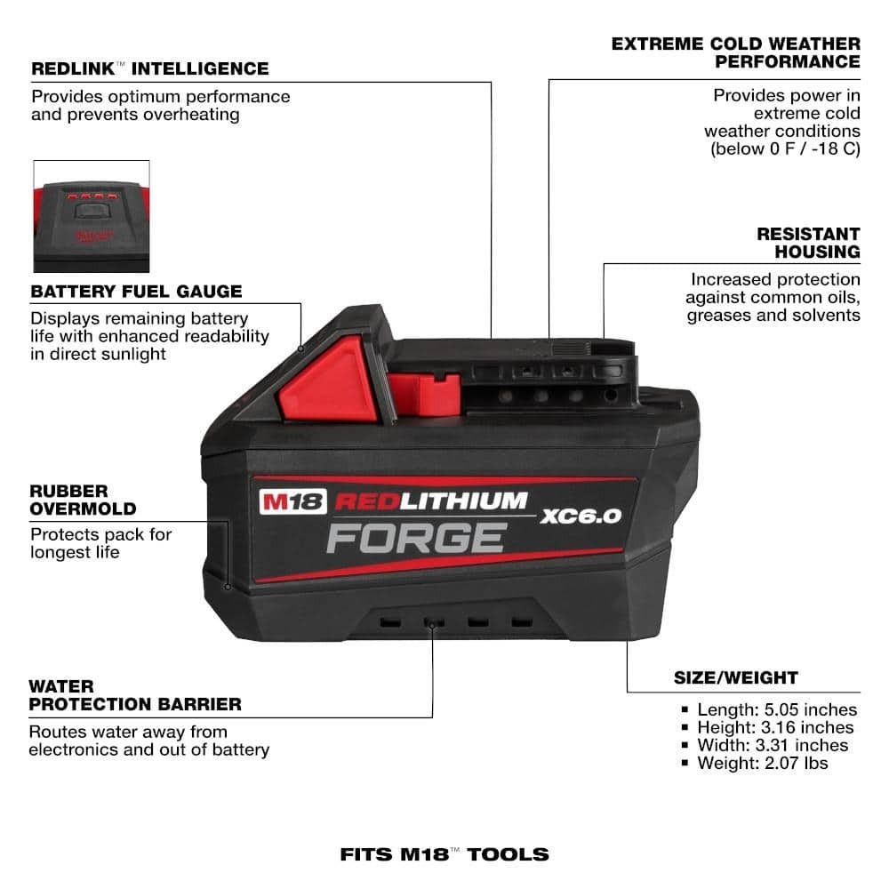 Milwaukee 48-59-1861 M18 Dual Bay Super Charger Starter Kit