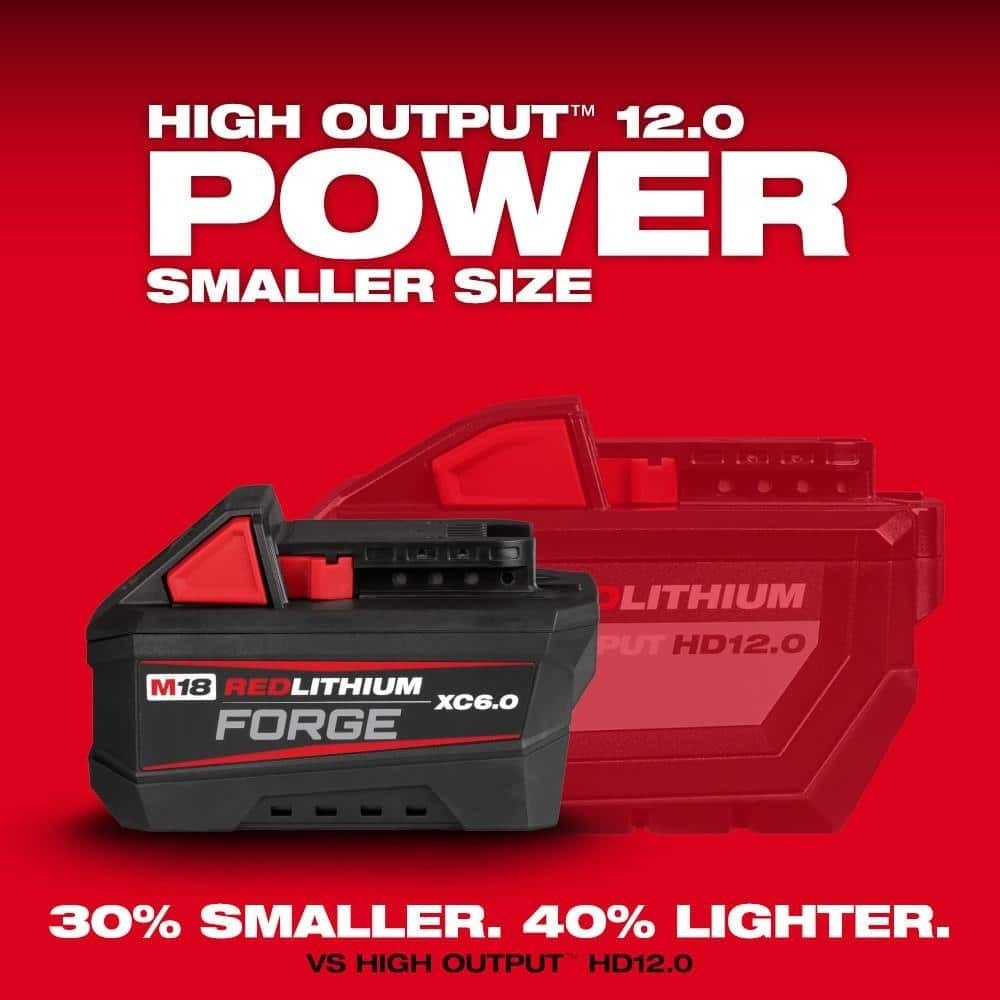 Milwaukee 2821-21F M18 FUEL Brushless Sawzall Reciprocating Saw Kit with FORGE 6.0Ah Battery