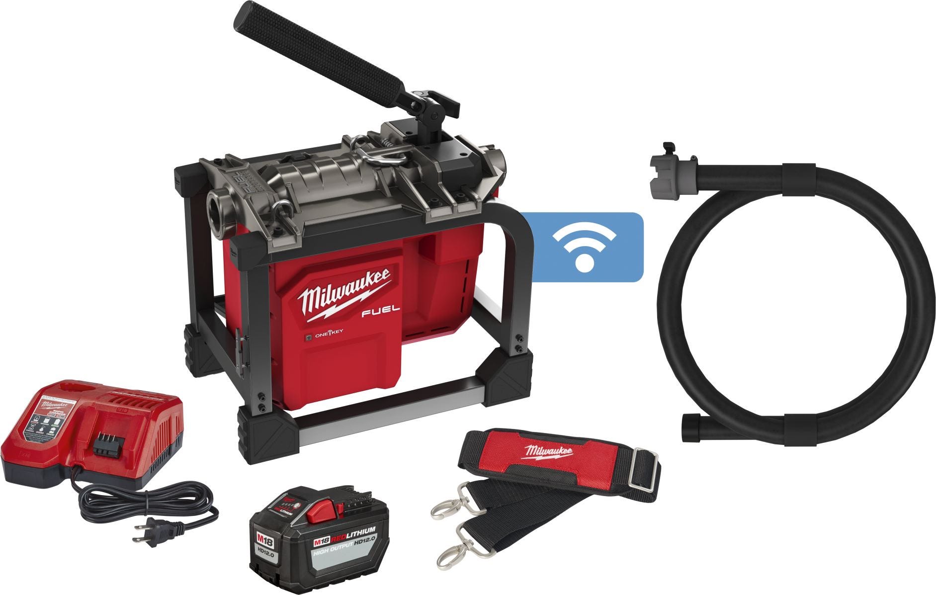 Milwaukee 2818-21 M18 FUEL Sectional Machine For 5/8-Inch & 7/8-Inch Cable 12.0Ah Kit