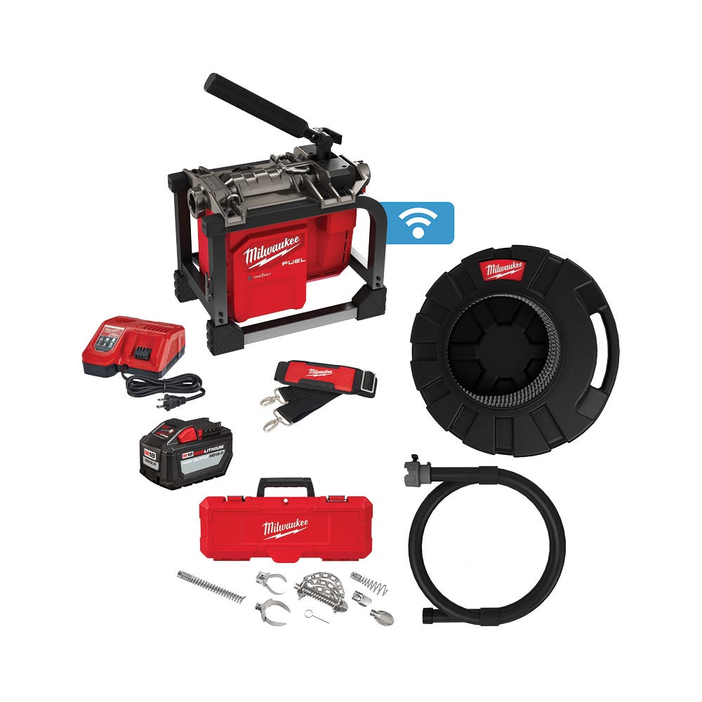 Milwaukee 2818A-21 M18 FUEL Sectional Machine 7/8-Inch 12.0Ah Kit