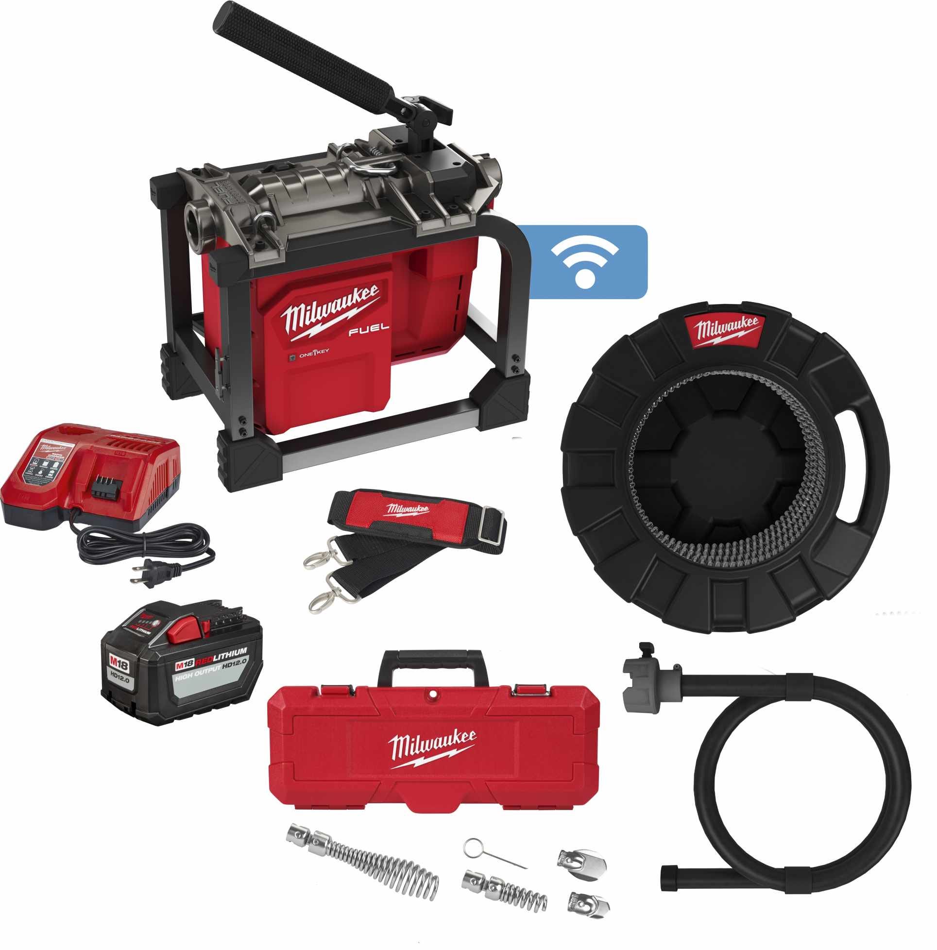 Milwaukee 2818B-21 M18 FUEL Sectional Machine 5/8-Inch 12.0Ah Kit