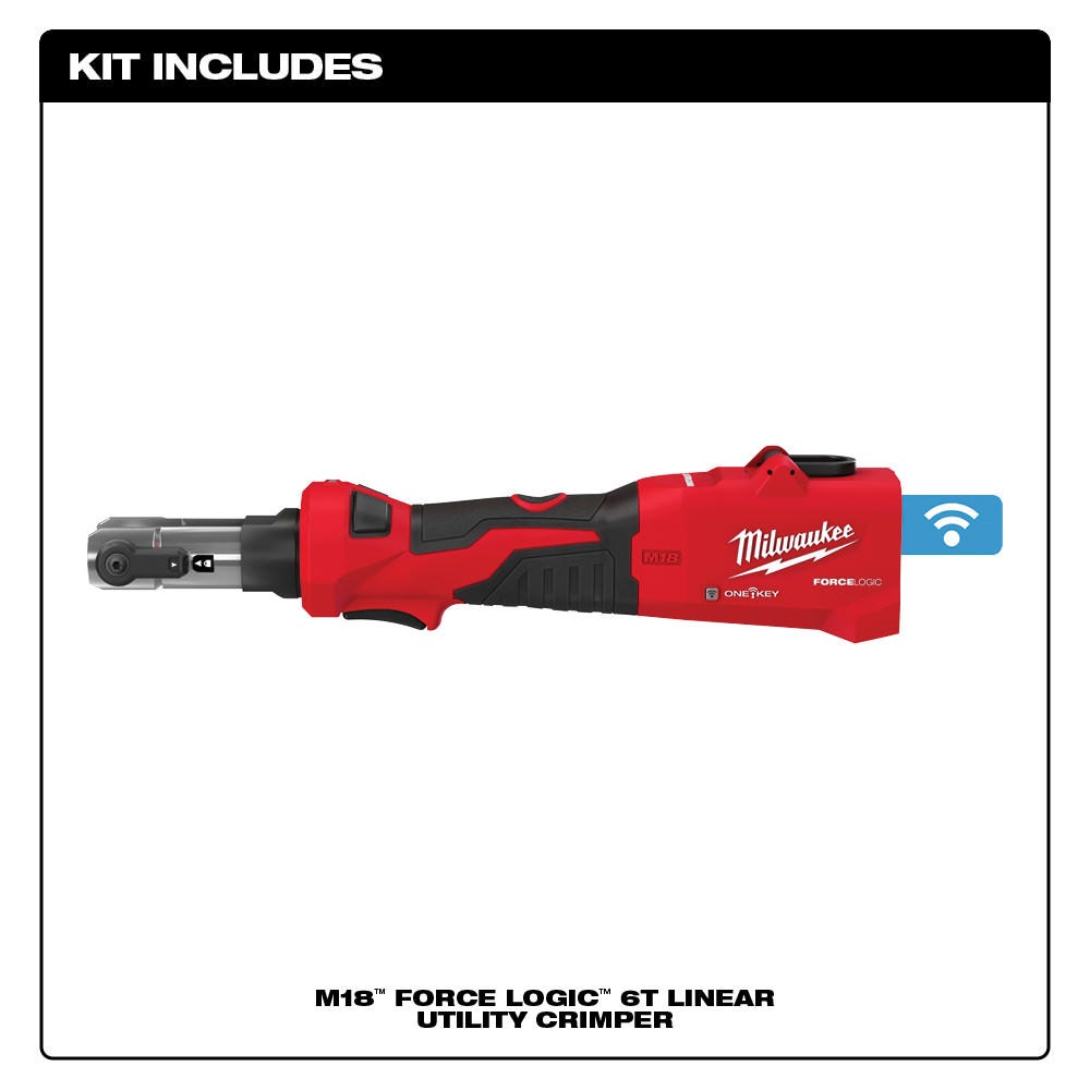 Milwaukee 2978-20 M18 FORCE LOGIC 6T Linear Utility Crimper – Tool Nut