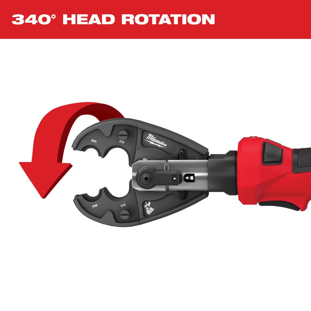 Milwaukee 2978-20 M18 FORCE LOGIC 6T Linear Utility Crimper