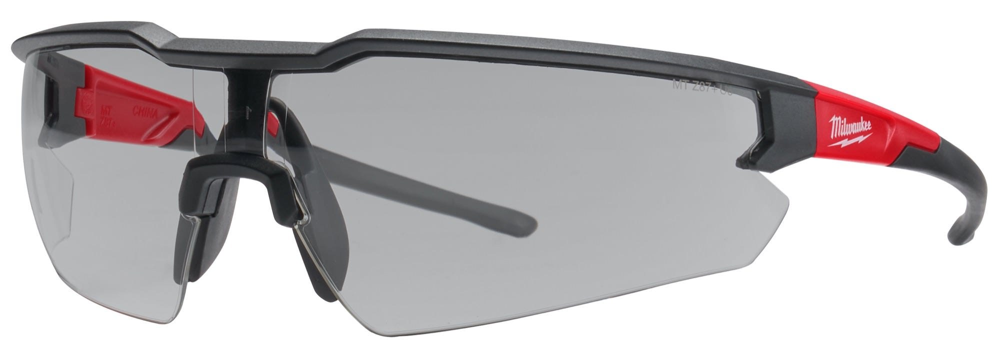Milwaukee 48-73-2108 Safety Glasses with Gray Fog-Free Lenses, Polybag