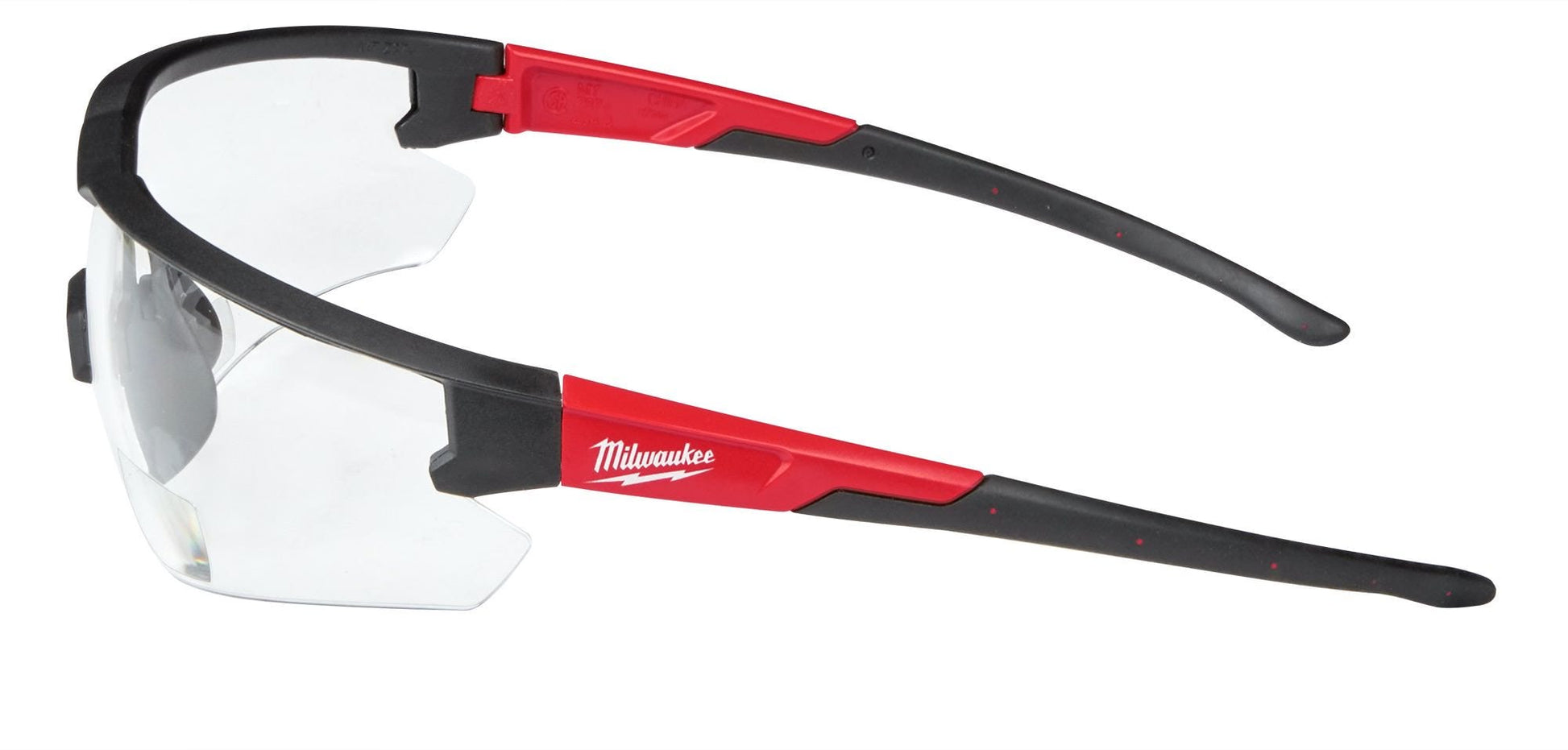 Milwaukee 48-73-2203 Safety Glasses with 1.5x Magnified Clear Anti-Scratch Lenses, Polybag