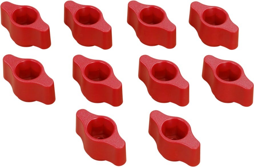 Woodpeckers MMKB1410 Multi Knob Mini-T, 10-Pack, 1/4" Fastener Compatible