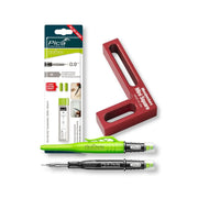 Woodpeckers Mini Square with Pica Fine Dry 7070 Longlife Automatic Pencil and Graphite Lead H SB, 0.9