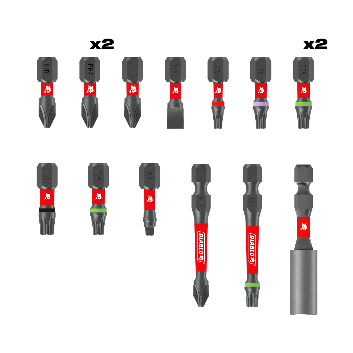 Diablo Mini Drive Bit Set (DSCM-S15)