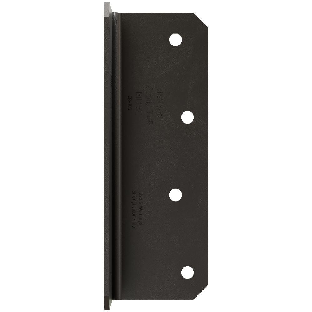 Simpson Strong-Tie ML26PC Outdoor Accents MLPC 2-in. x 6-in. 12-Gauge ZMAX, Black Powder-Coated Medium L Angle
