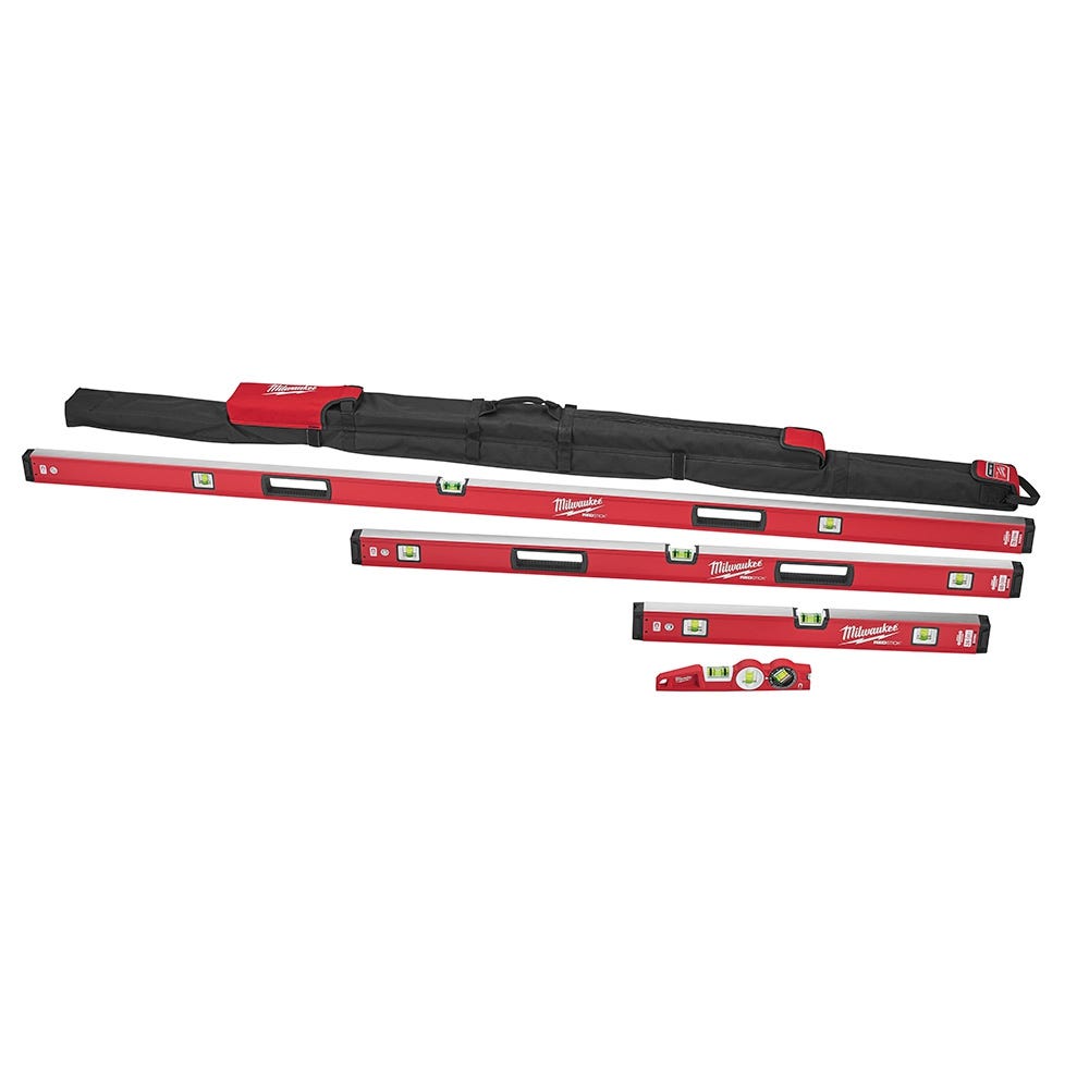 Milwaukee MLBXCM78 REDSTICK 5-Piece Level Master Set