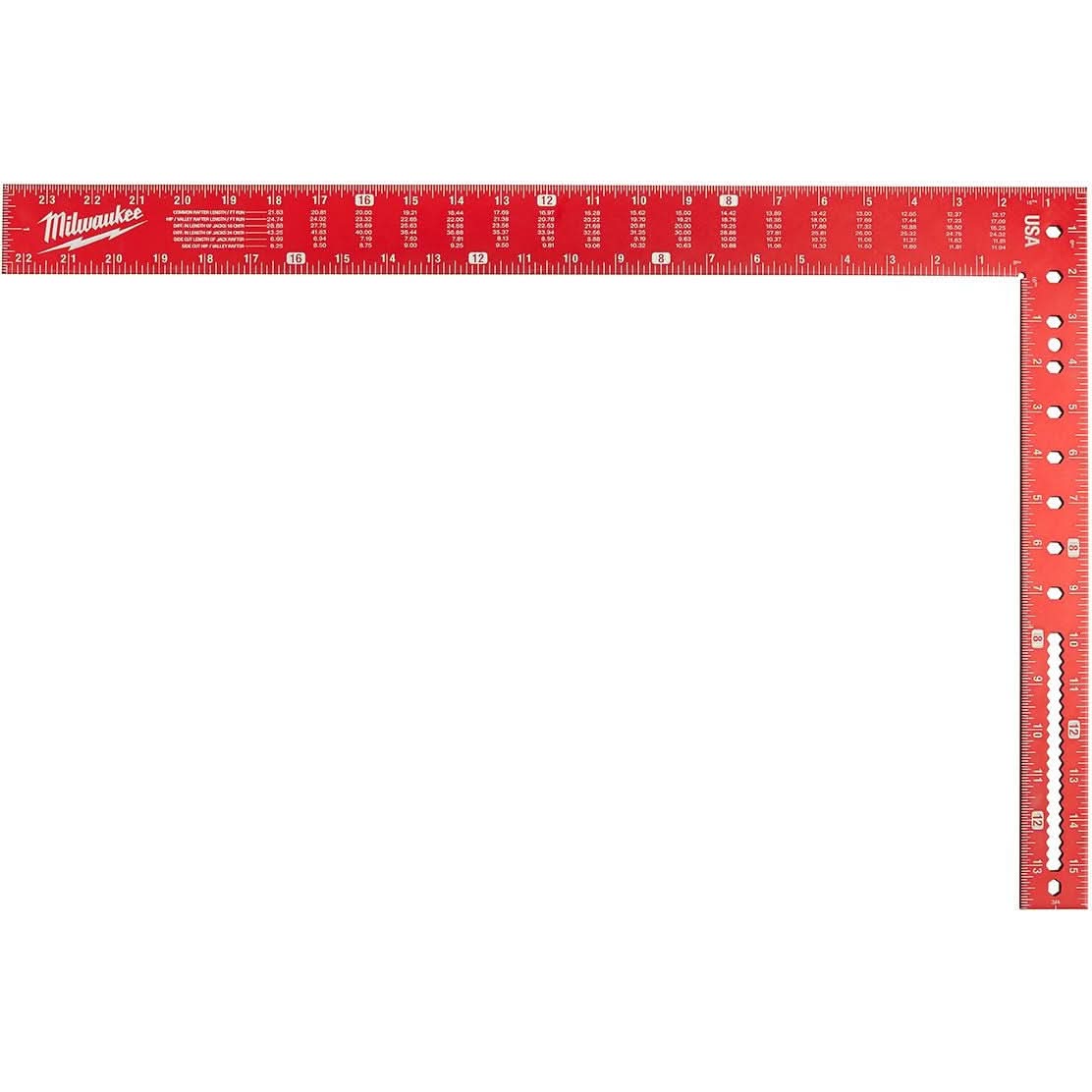 Milwaukee MLSQ124 Metric 400 x 600mm Aluminum Framing Square