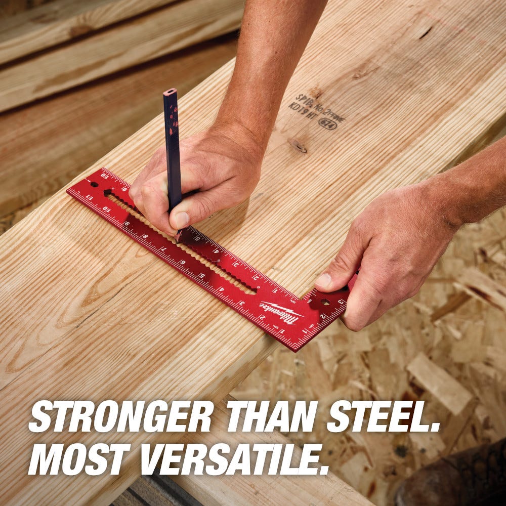 Milwaukee MLSQ812 8" x 12" Framing Square