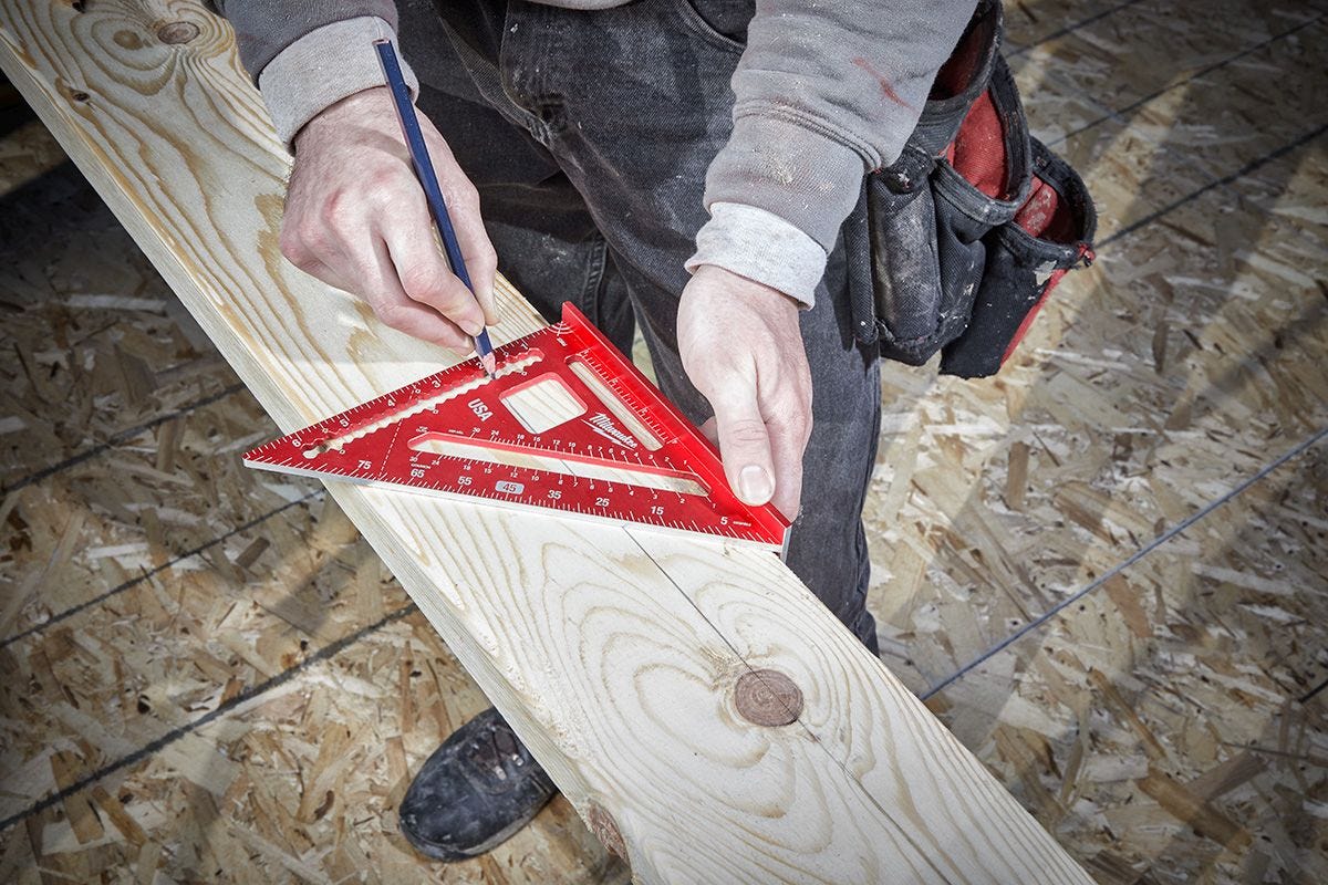 Milwaukee MLSQ170 Metric 180mm Rafter Square
