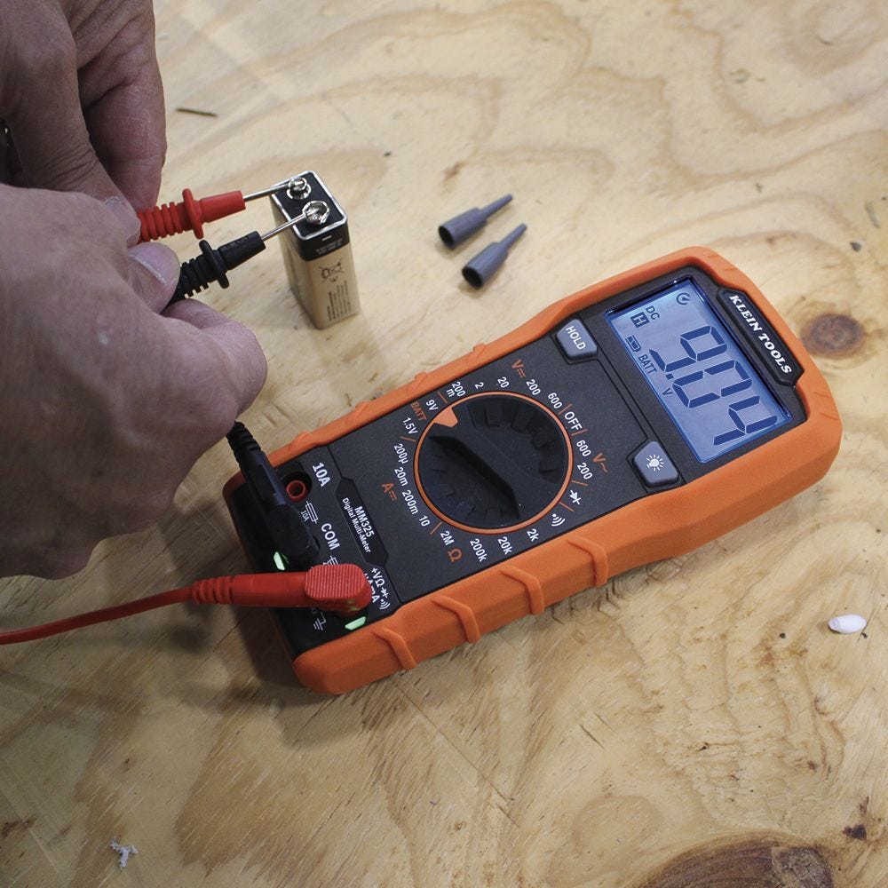 Klein Tools MM325 600V Manual Ranging Digital Multimeter