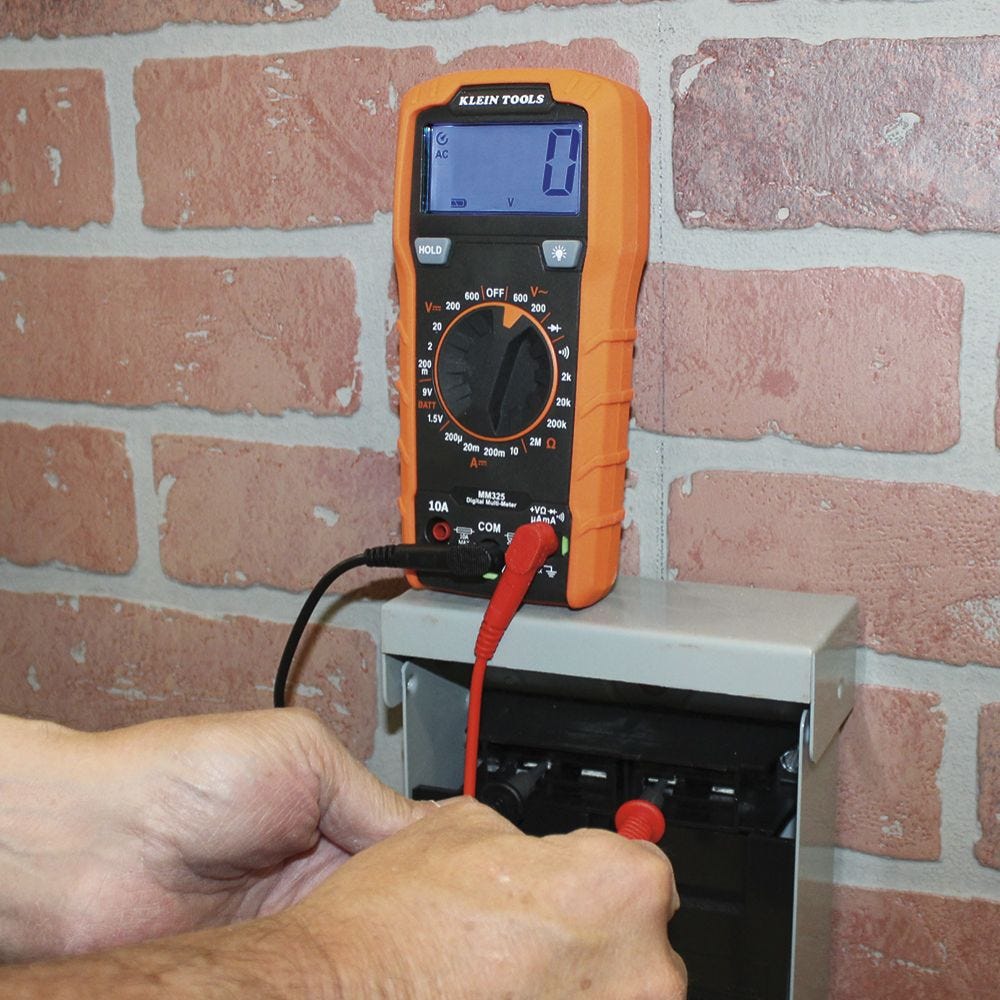 Klein Tools MM325 600V Manual Ranging Digital Multimeter